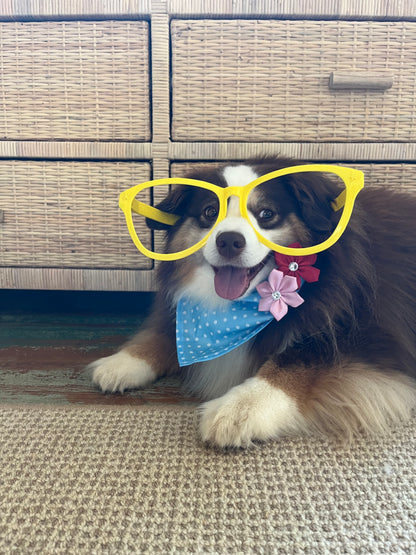 Blue Polka Dot Bandana